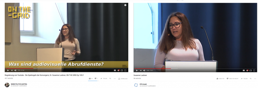 Susanne Lackner erklärt die YouTube Regulierung in Österreich