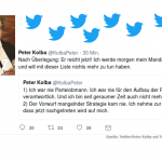 Peter Kolba-Rücktritt