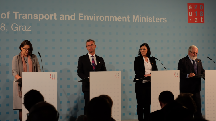 Informelles Treffen-EU-Umweltminister-EU-Verkehrsminister-Steiermark-Graz-Sophiensäle-Elisabeth Köstinger-Norbert Hofer-FPÖ-ÖVP