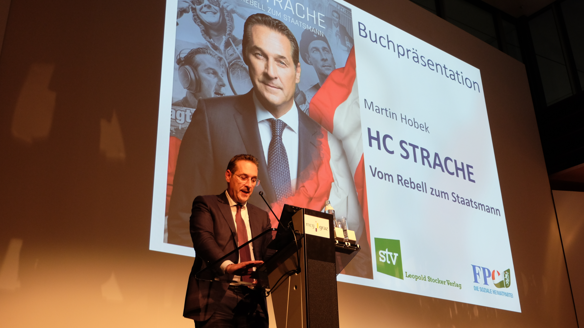 HC Strache-Buchpräsentation