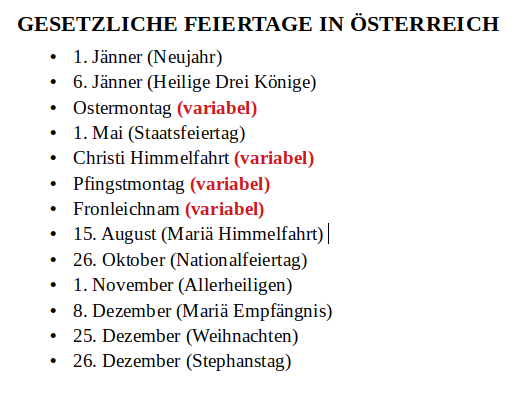 Feiertage-Österreich-Liste-Karfreitag