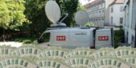 ORF-Beitrag-Geld-Funkwagen-Übertragung-Graz-Burg