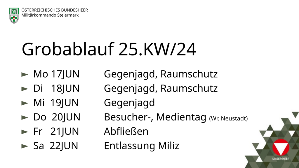 Bundesheer-Schutzschild 24-Verteidigung-Übung-Manöver-Steiermark